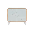 **Moderne kast met afgeronde hoeken en minimalistisch ontwerp**
